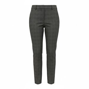 Banana Republic Women's Gray Plaid Tailored Ankle Pants